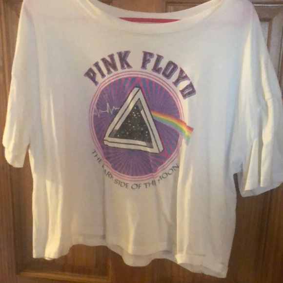 Tops - Cropped Pink Floyd tee
